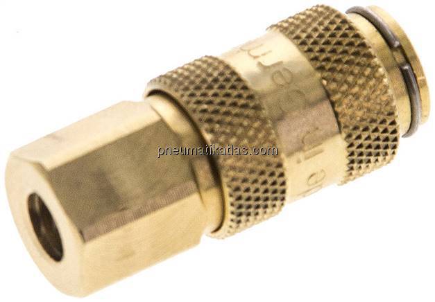 Kupplungsdose (NW2,7) M 5(IG), Messing