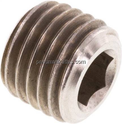 Verschlussstopfen Innenskt. M 12x1,5 (konisch), V4A