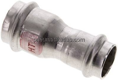 Pressfitting, Reduziermuffe, 28x22mm, 1.4404