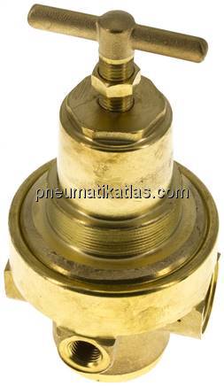 Druckregler, Messing, G 1/2", 0,5 - 8bar (nicht rücksteuerbar)