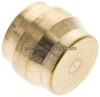 Verschlussstopfen f. Klemmringverschraub. 12mm, Messing