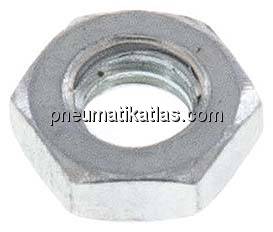 Sechskant-Gegenmutter M 4, Stahl verzinkt