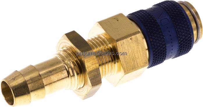 Schott-Kupplungsdose (NW5) 9 (3/8")mm Schlauch, Messing