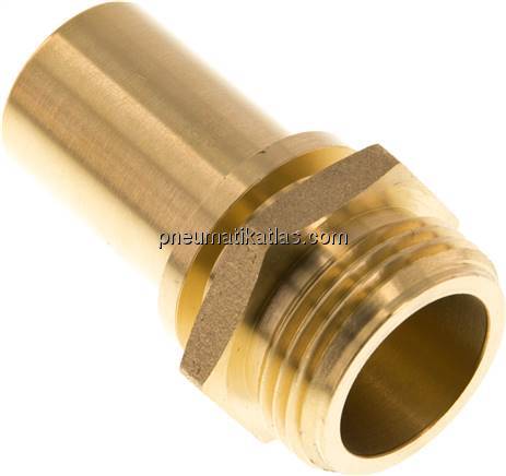 Gewindetülle, EN14420-5 G 1"-25 (1")mm, Messing