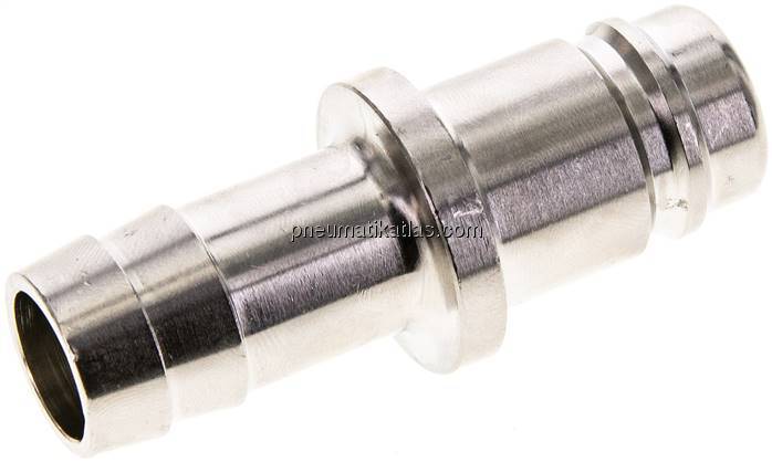 Kupplungsstecker (NW15) 19 (3/4")mm Schlauch, Messing vernickelt