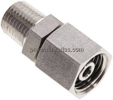 Einstellb. Schneidringverschr. 8 S-NPT 1/4", 1.4571