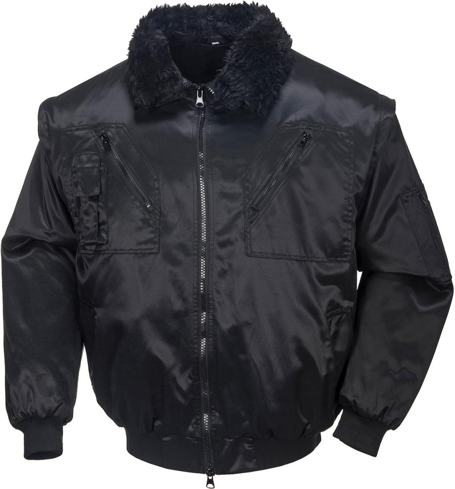 Pilotenjacke Achim schw., Gr. 3XL