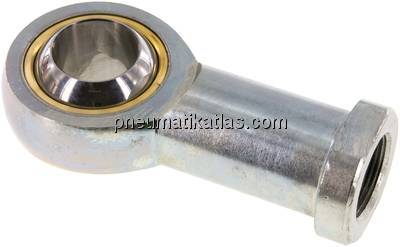 Gelenkkopf, M 36x2, Stahl verzinkt