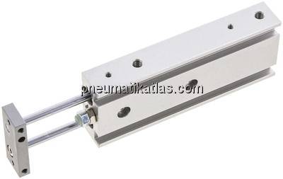 Doppelkolbenzylinder, Kolben 6mm, Hub 50mm