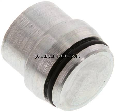 Verschlussstopfen ohne Mutter /25 S, Stahl verzinkt