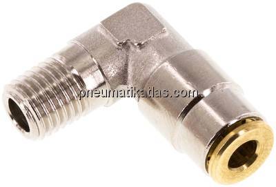 Hochdruck-L-Steckverschraub. M 8x1 (konisch)-4mm (fix)