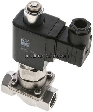 2/2-Wege ES-Magnetventil G 1/2", 0-16 bar, stromlos geöffnet (NO)