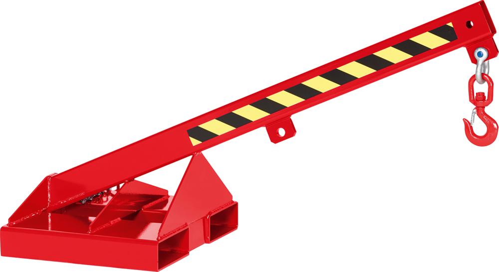 Lastarm Typ RLH-1 1000kg 25° Neigung max. 1390mm RAL 3000 feuerrot