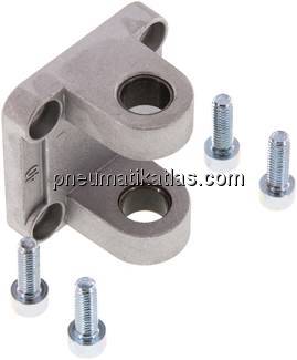 ISO 15552-Gabelschwenkbefestigung 40 mm, Aluminium mit Buchse