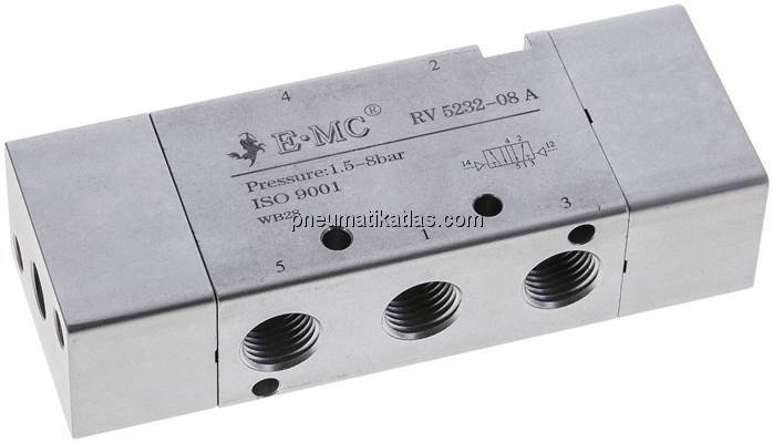 5/2-Wege Pneumatikventil, G 1/4", Impulsventil