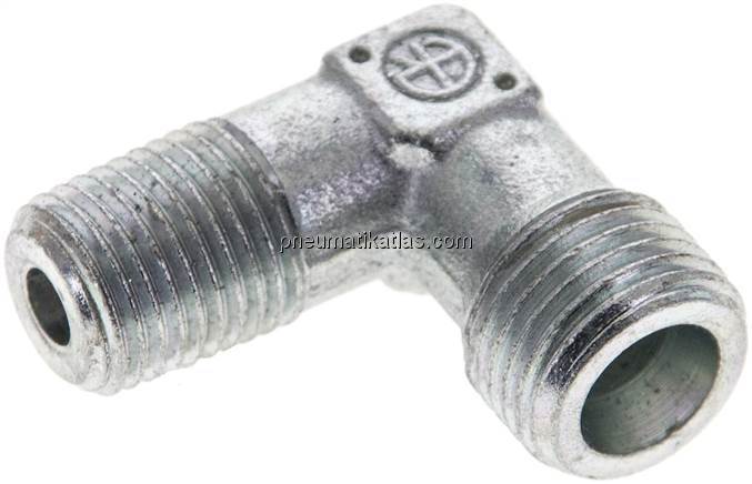 Winkel-Schneidringverschraub. R 1/4"-8 S (M16x1,5), ohne Mutter & Schneidring, S