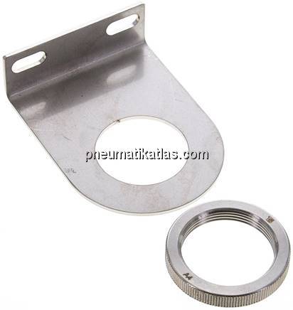 Haltewinkel mit Mutter M35x1,5