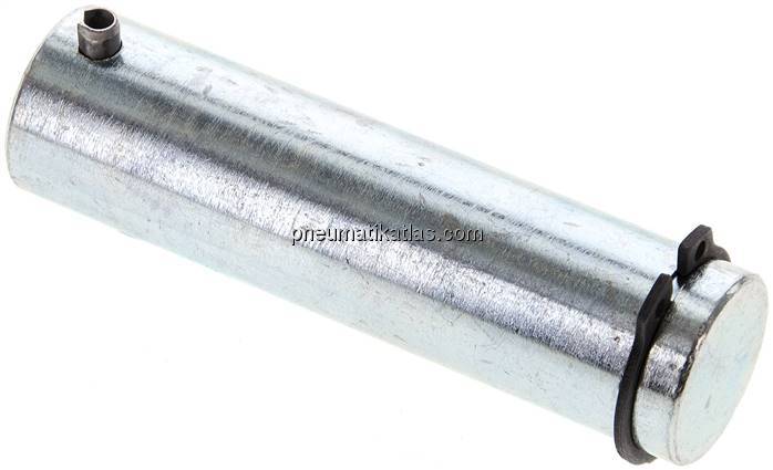 ISO 15552-Bolzen 80 mm (sphärisch), Stahl verzinkt