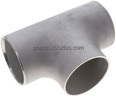 T-Stück 76,1x2,5mm, 1.4571 geschweißt, EN 10253 Typ A (DIN 2615)