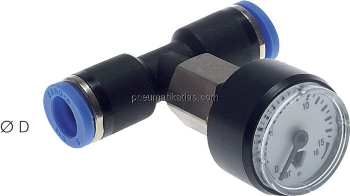 Exemplarische Darstellung: Manometer zum Leitungse