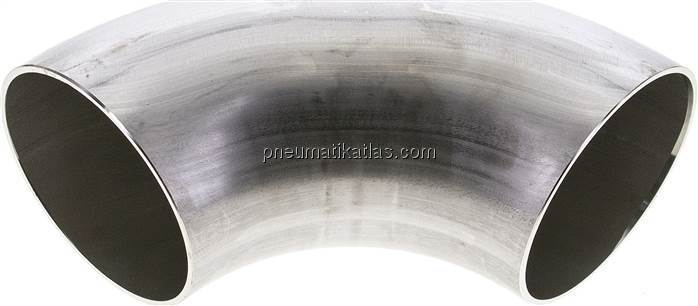 Rohrbogen Typ3, 88,9x2,6mm, 1.4541, geschweißt, EN 10253 Typ A (DIN 2605)