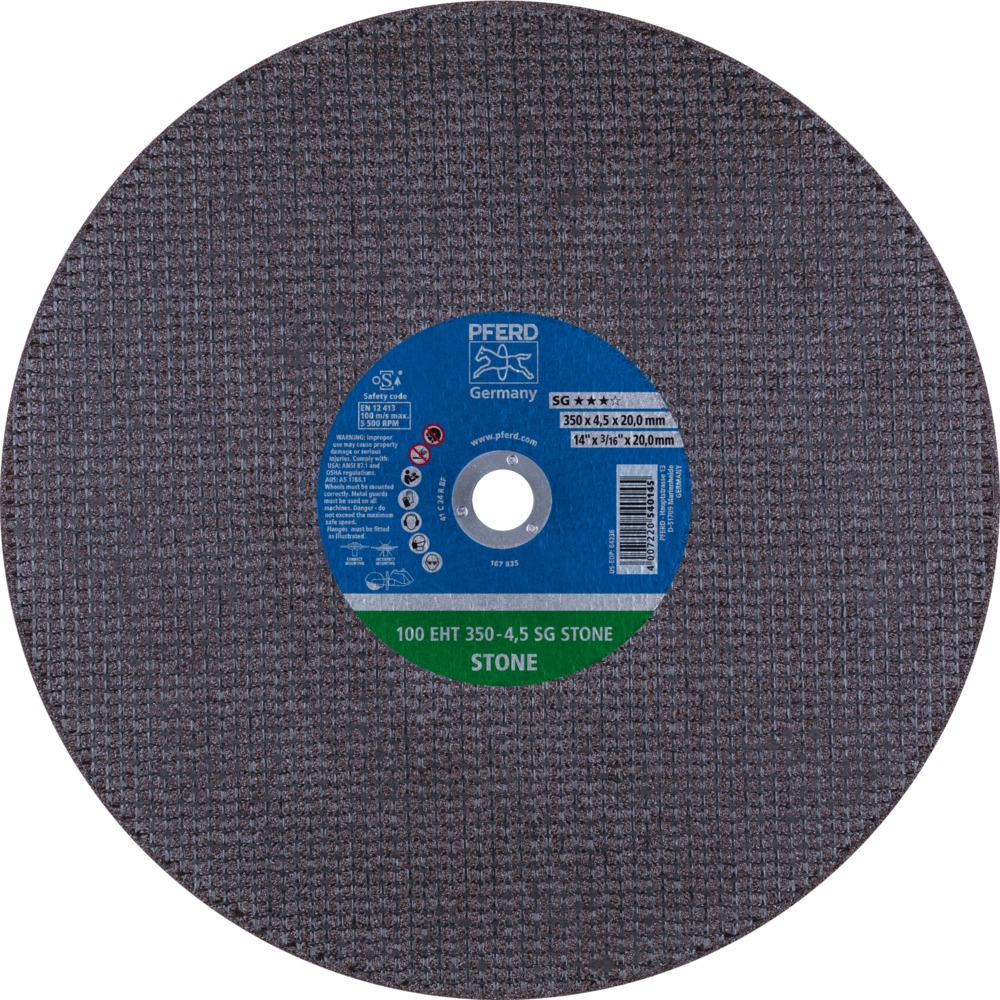 Trennscheiben 100 EHT 350-4,5 SG STONE/20,0