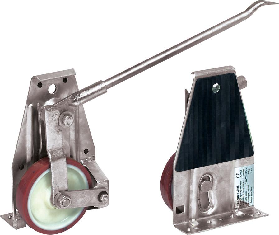 Hubrollen (Paar) m. Hebelstange