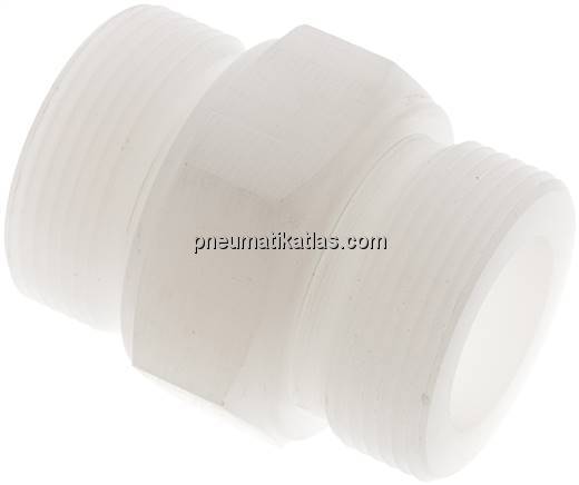 Doppelnippel G 1-1/2"-G 1-1/2", PVDF