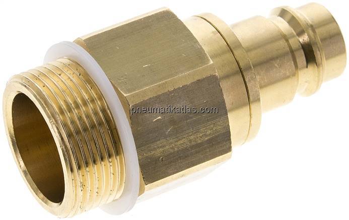 Kupplungsstecker (NW19) G 1-1/4"(AG), Messing