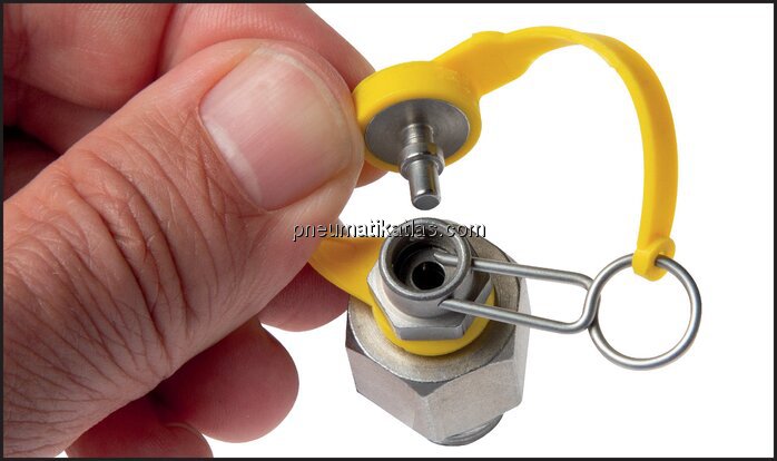 Detailansicht: Steck-Messanschluss