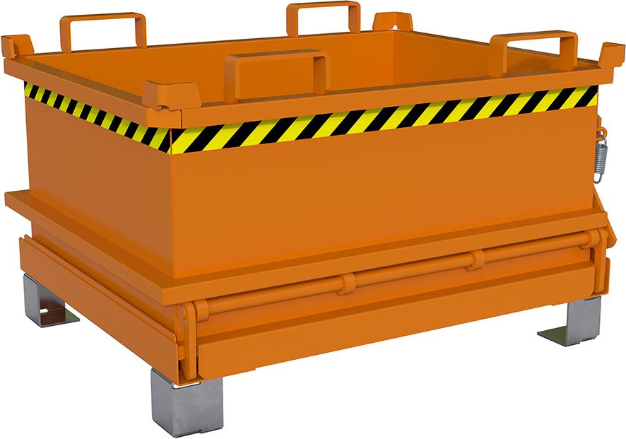 Mini-Klappbodenbehälter MSB 250, lackiert, Gelborange