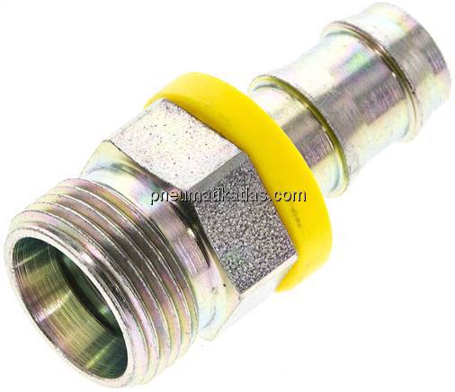 Steckanschluss 15 L (M22x1,5), 12,7mm GSP-Schlauch