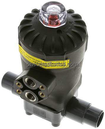 PVC-Membranventil (NC) PVC / EPDM, 25mm Klebestutzen