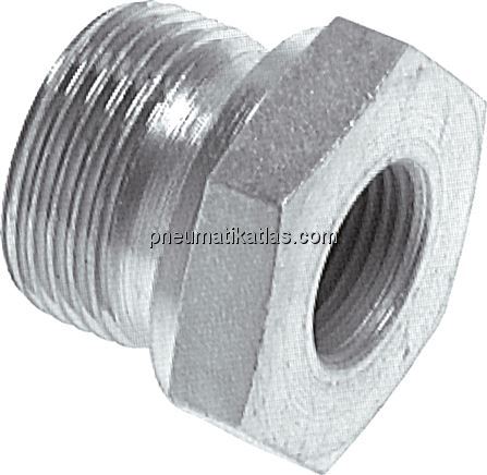 Exemplarische Darstellung: Hydraulik-Gewindereduzi