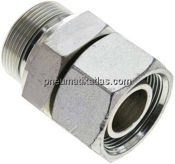 Einstellb. Schneidringverschr. M 42x2-30 S, Stahl verzinkt