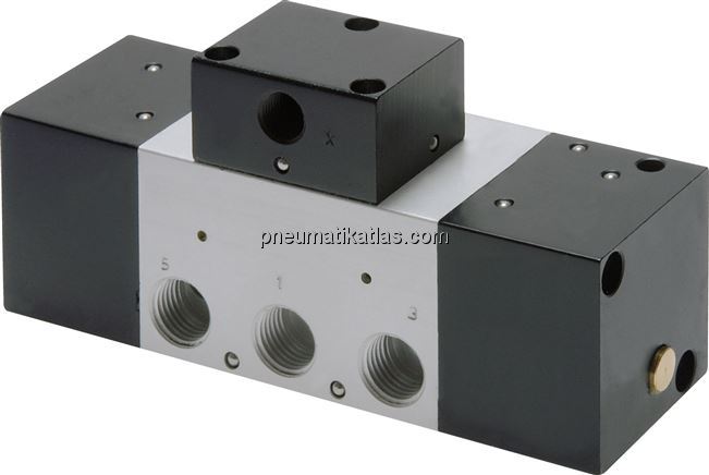 Exemplarische Darstellung: 5/2-Wege Impulsunterset