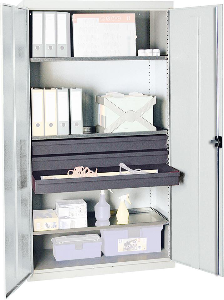 Werkzeugsch 3SL1000 3 Wa 1800x1000x500 mm grau stumpf