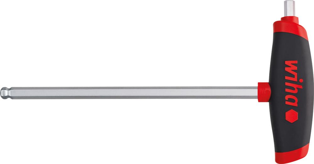 T-Griff-Schraubendreher mit Seitenabtrieb 10x200mm Kugelkopf Wiha
