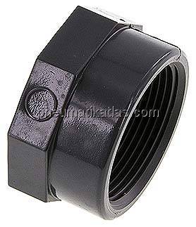 Verschlusskappe, PVC-U, Rp 1-1/2"