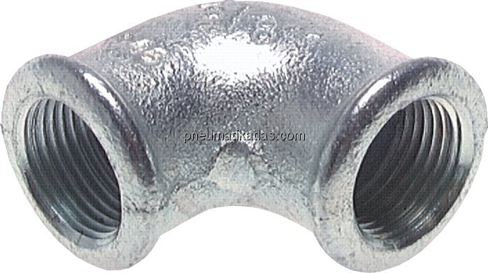 Exemplarische Darstellung: Winkel 90° mit Innengew