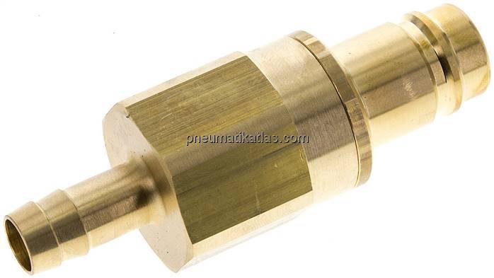 Kupplungsstecker (NW15) 13 (1/2")mm Schlauch, Messing