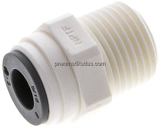 Gerader Steckanschluss NPT 3/8"-5/16" (7,94 mm), IQS-LE (EPDM-Dichtung)