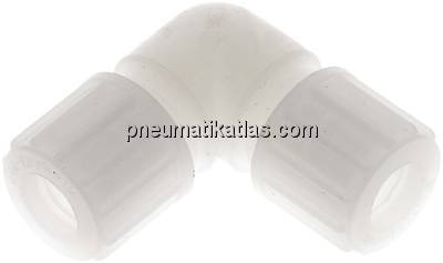 Winkel-Verschraubung 10x8mm, PVDF