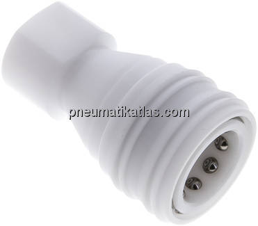 Kupplung ISO 7241-1B, Muffe, G 1/2"(IG), POM