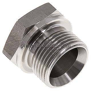 Verschlussverschraubung, 60° Kegel G 3/4", V4A