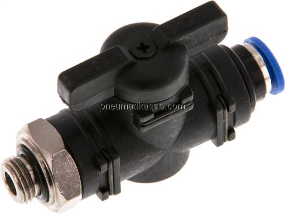 Absperrhahn G 1/8"-6mm, IQS-Standard