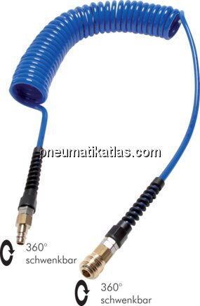 Exemplarische Darstellung: Polyurethan-Spiralschla