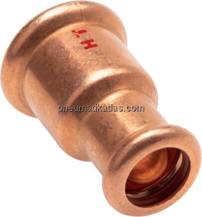 Exemplarische Darstellung: Reduziermuffe mit Innen