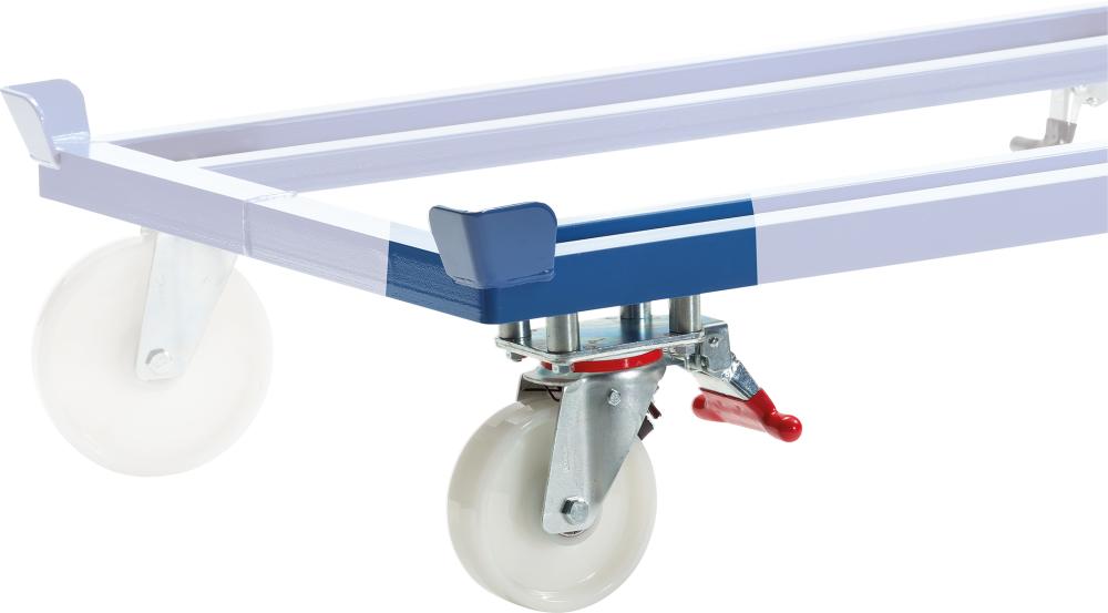 Mehrpreis 2 Lenkrollen mit Feststellerhebel