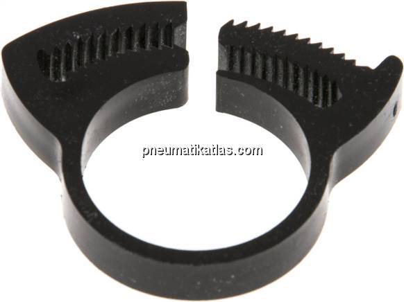 Schnapp-Schlauchschelle, Nylon, 20,7 - 23,7mm